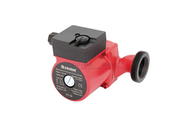 Насос циркуляционный Хозяин 4.32.180 - 0,072 кВт (однофазный, Hmax 4,2 м, Qmax 40 л/мин)