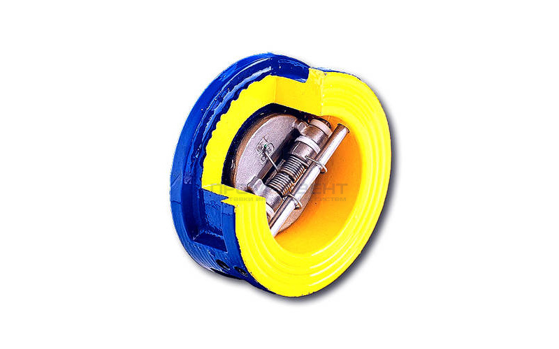Клапан обратный дисковый Zetkama 407 A - Ду65 (ф/ф, PN16 Tmax 100°C, исполнение №56)