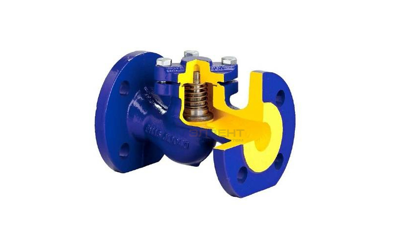 Клапан обратный подьемный Zetkama 287F - Ду40 (ф/ф, PN40, Tmax 300°C, исполнение №31)