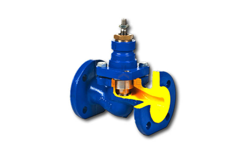 Клапан регулирующий Zetkama 227A - Ду40 (Ф/Ф, PN16, Tmax-150°C, серый чугун, исполнение №80-R)