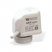Сервопривод электротермический WATTS 22CX - M30x1.5 (230В, нормально закрытый, кабель 2-жильный)