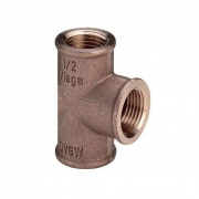 Тройник Viega 3130 - 3/4" (резьбовой, бронза без покрытия)