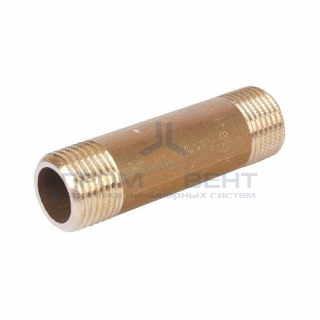 Удлинитель резьбовой STOUT - 3/4" длина 75 мм (НР/НР, латунь без покрытия)