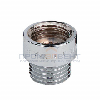 Удлинитель резьбовой Viega 3526 - 3/4" длина 20 мм (ВР/НР, бронза хромированная)