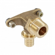 Водорозетка с наружной резьбой REHAU RX - 16 x 1/2" (бронза для труб из сшитого плиэтилена RAUTITAN)