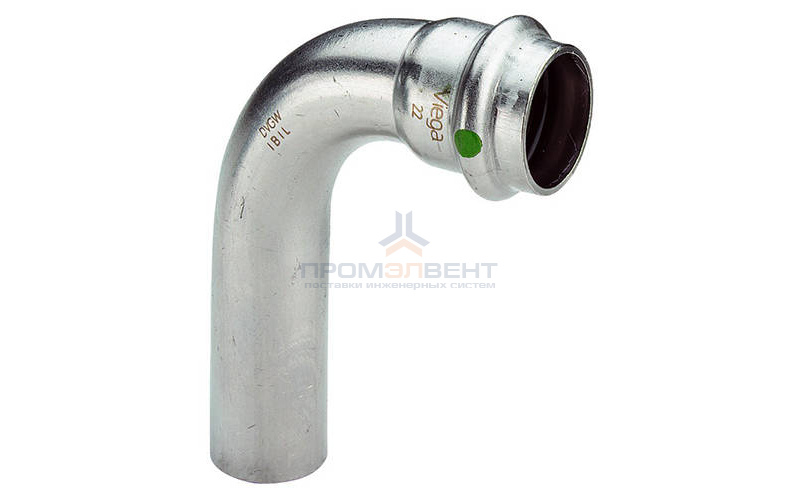 Отвод 90° Viega Sanpress Inox 2316.1 - 15 (нержавеющая сталь)