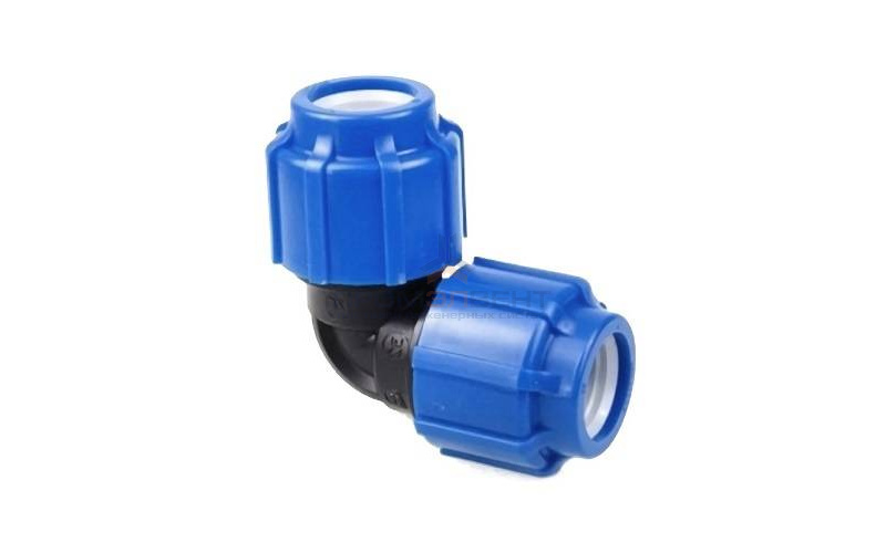 Отвод 90° Политэк - 25 (винтовой, для труб ПНД)