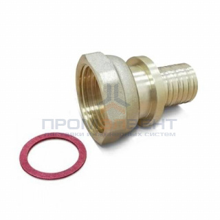 Переход на накидную гайку Varmega Slide-fit - 20 x 1/2" (латунь, для труб из сшитого полиэтилена)