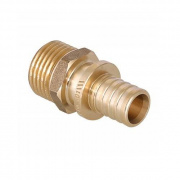 Переход на наружную резьбу VALTEC VTm.401.G - 16 x 1/2" (для труб из сшитого полиэтилена, латунь)