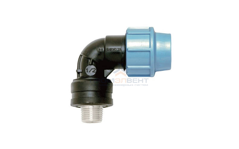 Переход на наружную резьбу угловой UNIDELTA 1039 - 40 x 1