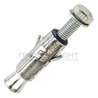 Усиленный анкер 16x80 с болтом М10 оцинкованный DKC