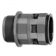 Муфта труба-коробка DN 23 мм, M32х1,5, полиамид, цвет чёрный DKC