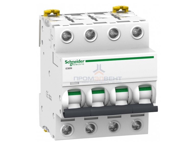 Автоматический выключатель Schneider Electric Acti 9 iC60N 4П 25A 6кА B (автомат)
