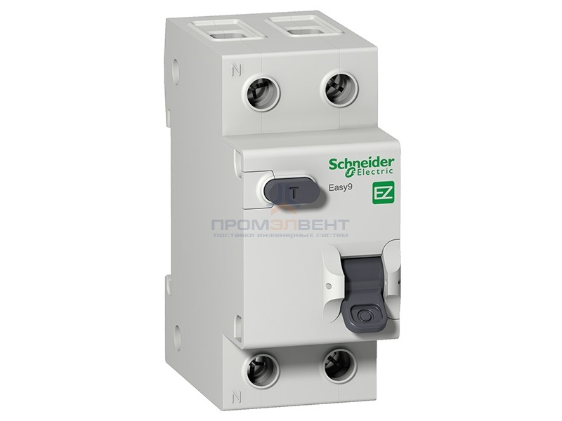 Дифференциальный автомат Schneider Electric Easy9 1П+Н 10А 30мА C AC 4,5кА