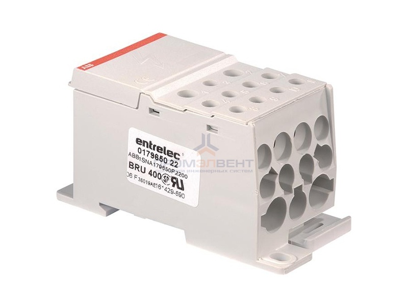 BRU400A Распределительный блок ABB 400А 1-полюсный