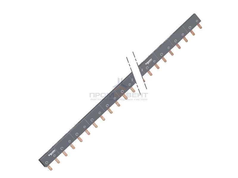 Гребенчатая шинка Schneider Electric 2П (L1L2…) 57 модулей 100А