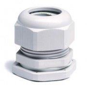 Зажим кабельный с контргайкой DKC IP68, PG9, диаметр кабеля 4-8мм