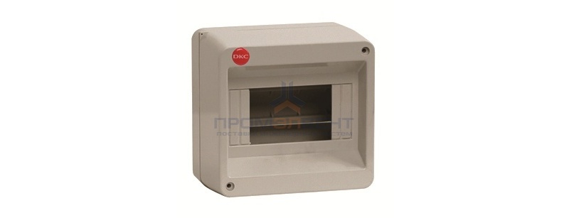 Щиток настен. без дверцы   8мод., IP40, серый