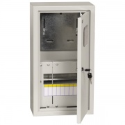 Щит металлический ЩУРн-1/9зо-1 36 УХЛ3 IP31 на 1-фазный счетчик и 9 модулей навесной ИЭК